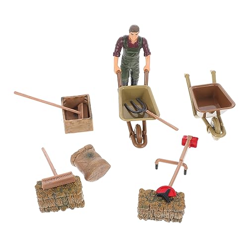 SOIMISS 11 Stück Teiliges Farm Tool Simulierte Landwirtschaftsgeräte für Dekorative Modelle für Sandkästen und Gartenlandschaften Langlebige Materialien Farmdekoration SOIMISS 11 Stück Teiliges Farm Tool Simulierte Landwirtschaftsgeräte für Dekorative Modelle für Sandkästen und Gartenlandschaften Langlebige Materialien Farmdekoration von SOIMISS