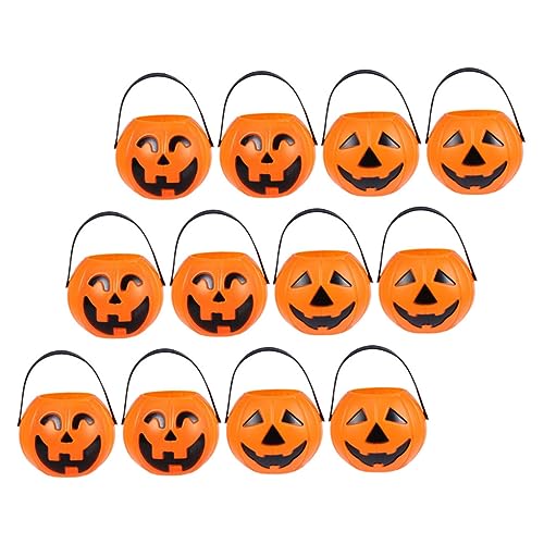 SOIMISS 12 Stück Halloween Kürbis Eimer Trick Treat Süßigkeiten Halter für Halloween Feiern Wiederverwendbar Leicht und Stabil Zufälligen Farben Designs Zufällige Farbe SOIMISS 12 Stück Halloween Kürbis Eimer Trick Treat Süßigkeiten Halter für Halloween Feiern Wiederverwendbar Leicht und Stabil Zufälligen Farben Designs Zufällige Farbe von SOIMISS