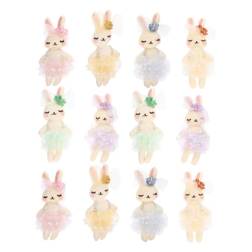 SOIMISS 12 Stück Niedliche Stofftier Hasen Plüschige Hasenpuppen für DIY Haarschmuck Dekoration und Farben zur Auswahl für Osterfest und Heimdekoration SOIMISS 12 Stück Niedliche Stofftier Hasen Plüschige Hasenpuppen für DIY Haarschmuck Dekoration und Farben zur Auswahl für Osterfest und Heimdekoration von SOIMISS