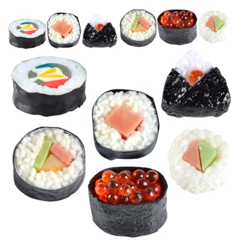 SOIMISS 12 Stück Sushi -Modellrequisiten vorgeben Sushi-Requisiten Lebensmittelspielzeug Sushi-Form Mini künstliches Sushi lebensechtes Sushi-Modell Sushi-Simulationsmodell Prop Essen PVC SOIMISS 12 Stück Sushi -Modellrequisiten vorgeben Sushi-Requisiten Lebensmittelspielzeug Sushi-Form Mini künstliches Sushi lebensechtes Sushi-Modell Sushi-Simulationsmodell Prop Essen PVC von SOIMISS