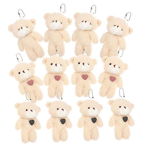 SOIMISS 12 Stück Teddybären -Ornamente tragen Plüsch Party Mini Rucksackanhänger ausgestopftes Bärenspielzeug Bärenanhänger hängen Fuzzy -Spielzeuganhänger ausgestopfter Bär PP Baumwolle SOIMISS 12 Stück Teddybären -Ornamente tragen Plüsch Party Mini Rucksackanhänger ausgestopftes Bärenspielzeug Bärenanhänger hängen Fuzzy -Spielzeuganhänger ausgestopfter Bär PP Baumwolle von SOIMISS