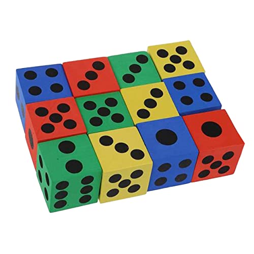 SOIMISS 12 Stück Teiliges Bunte Schaumstoffwürfel Leichte Party Dices für Pädagogische Zahlenwürfel Farbenfrohe Entertainment Props für Lernspiele und Aktivitäten Zufällige Farbe SOIMISS 12 Stück Teiliges Bunte Schaumstoffwürfel Leichte Party Dices für Pädagogische Zahlenwürfel Farbenfrohe Entertainment Props für Lernspiele und Aktivitäten Zufällige Farbe von SOIMISS