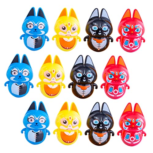SOIMISS 12 Stück Teiliges Cartoon Wackelfigur mit Chinesischem Peking oper Design Kinderfreundlich Sicher und Kreativitätsfördernd für Kinderzimmer Dekoration und Lernspaß SOIMISS 12 Stück Teiliges Cartoon Wackelfigur mit Chinesischem Peking oper Design Kinderfreundlich Sicher und Kreativitätsfördernd für Kinderzimmer Dekoration und Lernspaß von SOIMISS