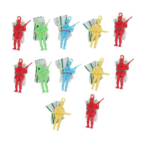 SOIMISS 12 Stück Teiliges Fallschirm aus Robustem Fliegende Soldaten für Draußen als Geschenk und Outdoor Wurfspiel für Familien SOIMISS 12 Stück Teiliges Fallschirm aus Robustem Fliegende Soldaten für Draußen als Geschenk und Outdoor Wurfspiel für Familien von SOIMISS