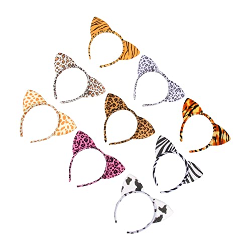 SOIMISS 12 Stück Teiliges Leopard muster Katzenohren Haarreif Weiche Plüsch party Hair Hoops Leicht Geeignet für Karneval Kostüm Themenpartys Damen und Mädchen SOIMISS 12 Stück Teiliges Leopard muster Katzenohren Haarreif Weiche Plüsch party Hair Hoops Leicht Geeignet für Karneval Kostüm Themenpartys Damen und Mädchen von SOIMISS
