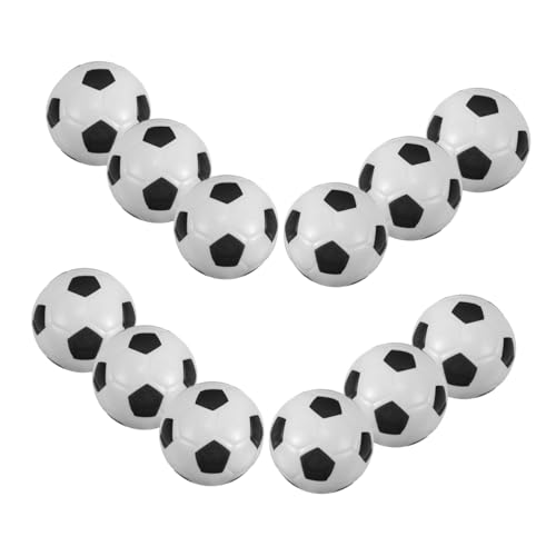 SOIMISS 12 Stück Teiliges Mini Fußball Stressbälle Set aus Weichem PU Kleine Sportbälle zum Drücken Stressabbau Fußball Mitgebsel und Party Deko für Schule Karneval und von SOIMISS