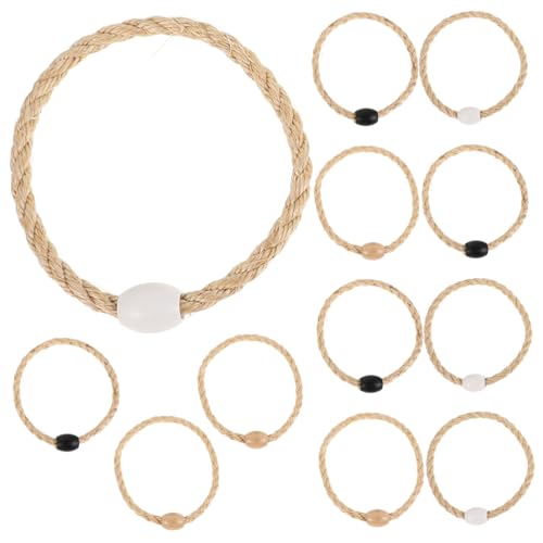 SOIMISS 12 Stück Teiliges Ringwurf Spiel Set aus Robustem Seil Tragbar und Vielseitig für Garten Strand und Outdoor Aktivitäten Fördert Geschicklichkeit bei Kindern und Erwachsenen für von SOIMISS