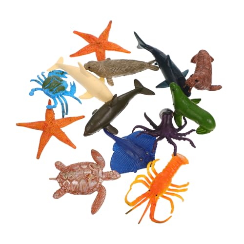 SOIMISS 12 Stück Teiliges Set Maritimer Tiermodelle Simulierte Meeresbewohner aus Hochwertigem Kunststoff Lernspielzeug für Dekoration und Fotorequisiten SOIMISS 12 Stück Teiliges Set Maritimer Tiermodelle Simulierte Meeresbewohner aus Hochwertigem Kunststoff Lernspielzeug für Dekoration und Fotorequisiten von SOIMISS