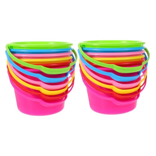SOIMISS 12 Stück Teiliges Strandspielzeug für Bunte Sandspielzeuge Faltbare Strandeimer für Outdoor Aktivitäten für Strand Garten und Park Fördert Geschicklichkeit und von SOIMISS