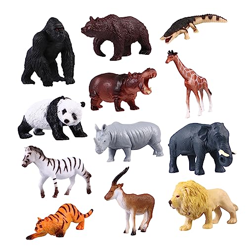 SOIMISS 12 Stück Teiliges Tierfiguren aus Realistische Tiermodelle Lernspielzeug und Deko für Kinderzimmer und Garten von Kreativität und Farberkennung SOIMISS 12 Stück Teiliges Tierfiguren aus Realistische Tiermodelle Lernspielzeug und Deko für Kinderzimmer und Garten von Kreativität und Farberkennung von SOIMISS
