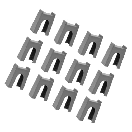 SOIMISS 12 Stück Teiliges Zugbrückenpfeiler aus Robustem Kompatibel mit Verschiedenen Spielzeugeisenbahnschienen Fördert Kreativität und Feinmotorik Kompakt und Vielseitig für Hause und von SOIMISS