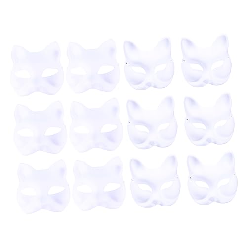 SOIMISS 12Stücke DIY Pappmaché Tiermasken Kreative Cartoon Masken für Maskeraden Karneval Kostümpartys und Besondere Anlässe SOIMISS 12Stücke DIY Pappmaché Tiermasken Kreative Cartoon Masken für Maskeraden Karneval Kostümpartys und Besondere Anlässe von SOIMISS