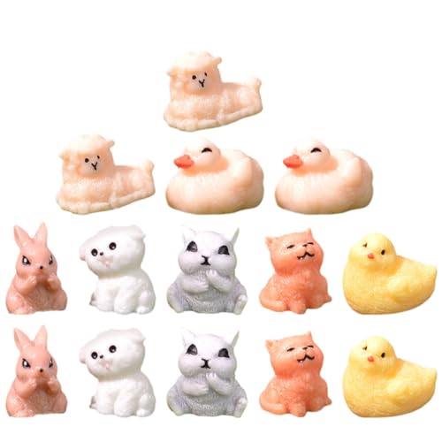 SOIMISS 14Stücke Miniatur Tierfiguren aus Robustem Harz für Garten Puppenhaus Dekoration Entzückende Tiermodelle für Kreative Landschaften SOIMISS 14Stücke Miniatur Tierfiguren aus Robustem Harz für Garten Puppenhaus Dekoration Entzückende Tiermodelle für Kreative Landschaften von SOIMISS