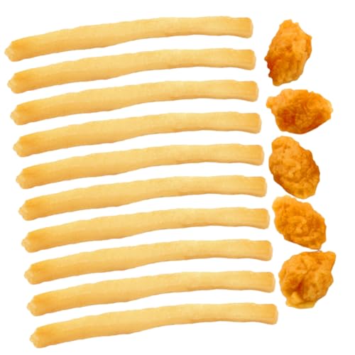 SOIMISS 15 Stück Teiliges Fast Food Spielset mit Künstlichen Pommes und Realistischen Hühnchenstücken Detailgetreue Simulation für Kinderküche Restaurantdekoration und Fantasievolles SOIMISS 15 Stück Teiliges Fast Food Spielset mit Künstlichen Pommes und Realistischen Hühnchenstücken Detailgetreue Simulation für Kinderküche Restaurantdekoration und Fantasievolles von SOIMISS