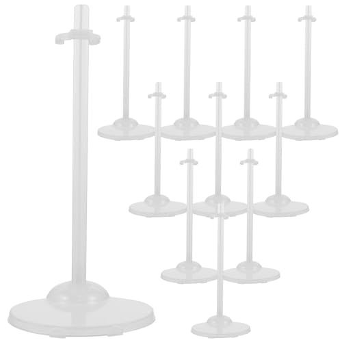 SOIMISS 15 Teiliger Puppenständer Kleine Puppenhalterung Hohe Actionfigurenständer Babypuppen Mannequin Actionfiguren Display Verstellbarer Puppenständer Displayregal Unser von SOIMISS