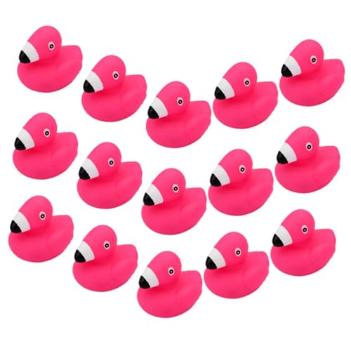 SOIMISS 15Stücke Teiliges Badespielzeug für Kleinkinder Niedliche Flamingo Wasserspielzeuge aus Sicherem Vinyl Farbenfroh und Spritzfähig für Baden von Junge Mädchen von SOIMISS