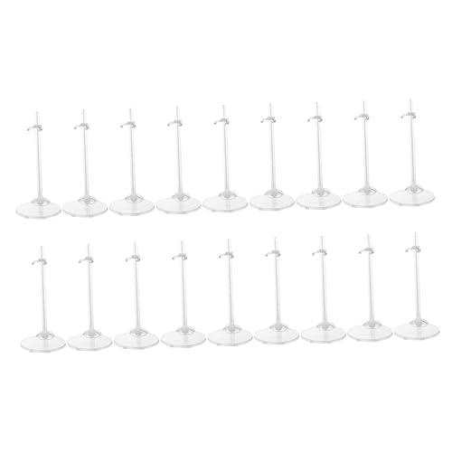 SOIMISS 18 Stück Teiliges Doll Display Stands Transparente Puppenstützen für Ausstellen von Figuren und Modellen oder Tischen SOIMISS 18 Stück Teiliges Doll Display Stands Transparente Puppenstützen für Ausstellen von Figuren und Modellen oder Tischen von SOIMISS