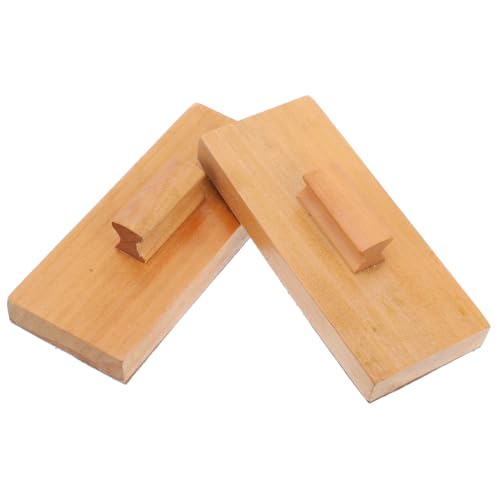 SOIMISS 1Paar Holz Sandblock für Percussion Instrument Rhythmusspielzeug Musikalisches Kreativität und Hand Auge Koordination für Kleine Musiker Jahren SOIMISS 1Paar Holz Sandblock für Percussion Instrument Rhythmusspielzeug Musikalisches Kreativität und Hand Auge Koordination für Kleine Musiker Jahren von SOIMISS