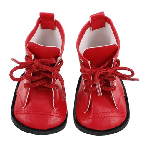 SOIMISS 1Paar PU Lederstiefel für Puppen Schnür Design Langlebige und Stylische Puppenschuhe Zubehör für Mädchenpuppen für Puppensammlungen SOIMISS 1Paar PU Lederstiefel für Puppen Schnür Design Langlebige und Stylische Puppenschuhe Zubehör für Mädchenpuppen für Puppensammlungen von SOIMISS