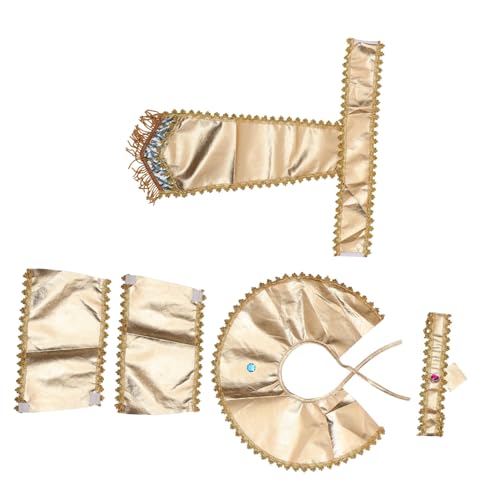SOIMISS 1Satz Ägyptisches Kostümzubehör für Halloween Cosplay Kit mit Gürtel Umhang und Kopfschmuck für Kostümpartys und Langlebig und Wiederverwendbar SOIMISS 1Satz Ägyptisches Kostümzubehör für Halloween Cosplay Kit mit Gürtel Umhang und Kopfschmuck für Kostümpartys und Langlebig und Wiederverwendbar von SOIMISS