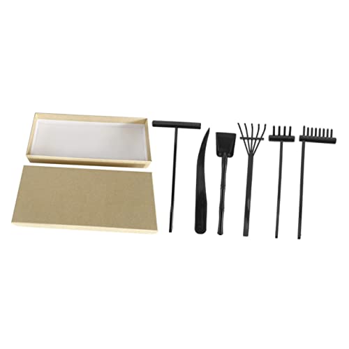 SOIMISS 1Satz Zen Garten Rechen Set Teiliges Zubehör für Dekorative Sandkunst Kompaktes Design für Stressfreies Gestalten und Mikrolandschaftsdekor für Meditation SOIMISS 1Satz Zen Garten Rechen Set Teiliges Zubehör für Dekorative Sandkunst Kompaktes Design für Stressfreies Gestalten und Mikrolandschaftsdekor für Meditation von SOIMISS