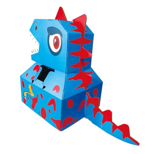 SOIMISS 1Stück Papier Dinosaurier Karton Modell Kreatives Rollenspiel für Pädagogisches DIY Bastelset zur Verbesserung Praktischer Fähigkeiten und Spielbeziehung Robust und Platzsparend von SOIMISS