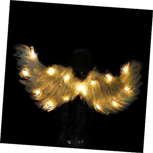 SOIMISS 1stk Engelsfederflügel Kostüm Kinderparty-dekoration Leuchtende Feenstütze Leuchtende Cosplay-requisite Versorgung Durchführen Fotografierequisite Partyzubehör Weiß SOIMISS 1stk Engelsfederflügel Kostüm Kinderparty-dekoration Leuchtende Feenstütze Leuchtende Cosplay-requisite Versorgung Durchführen Fotografierequisite Partyzubehör Weiß von SOIMISS