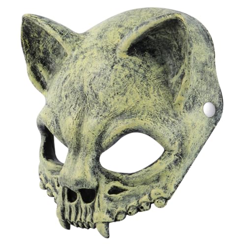 SOIMISS Halloween-kostüm-requisiten-maske Skelett-maske Gruselige - für Cosplay Maskerade Party Hellgelb SOIMISS Halloween-kostüm-requisiten-maske Skelett-maske Gruselige - für Cosplay Maskerade Party Hellgelb von SOIMISS