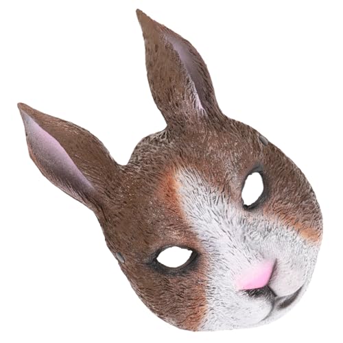 SOIMISS 1stk Hasentiermaske Cosplay- Halloween-geistermaske Hasen-accessoires Led-maske Halloween Kaninchenmaske Hautpflege Abziehmaske Halbe Hasenmaske Pu-schaum SOIMISS 1stk Hasentiermaske Cosplay- Halloween-geistermaske Hasen-accessoires Led-maske Halloween Kaninchenmaske Hautpflege Abziehmaske Halbe Hasenmaske Pu-schaum von SOIMISS