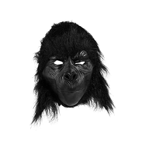 SOIMISS Halloween für Erwachsene Realistische Maske Schwarze Cosplay Rollenspielmaske SOIMISS Halloween für Erwachsene Realistische Maske Schwarze Cosplay Rollenspielmaske von SOIMISS