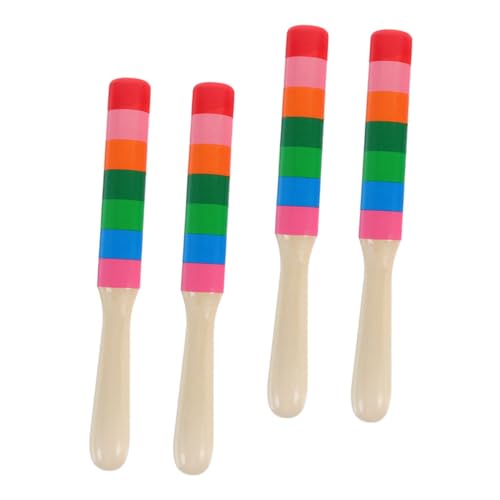 SOIMISS 2 Paare Holz Rhythmus Sticks für Dekorative Musik Instrumente Rhythmus und Kreativität Langlebige Holzpercussion für Musikalische Aktivitäten SOIMISS 2 Paare Holz Rhythmus Sticks für Dekorative Musik Instrumente Rhythmus und Kreativität Langlebige Holzpercussion für Musikalische Aktivitäten von SOIMISS