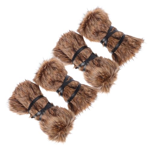SOIMISS 2 Paare Vintage Viking Beinschutz für Halloween Verstellbare Furry Leg Wraps für Mittelalterliche Cosplay Kostüme für Party Zubehör SOIMISS 2 Paare Vintage Viking Beinschutz für Halloween Verstellbare Furry Leg Wraps für Mittelalterliche Cosplay Kostüme für Party Zubehör von SOIMISS