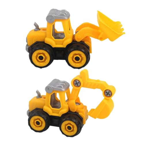 SOIMISS 2 STÜCK Teiliges DIY Baustellenfahrzeug Spielset Baufahrzeug Toy aus Kunststoff Leuchtend Gelb Pädagogisch Fördert Motorik und Intelligenz Bagger und Planierraupe für Jungen SOIMISS 2 STÜCK Teiliges DIY Baustellenfahrzeug Spielset Baufahrzeug Toy aus Kunststoff Leuchtend Gelb Pädagogisch Fördert Motorik und Intelligenz Bagger und Planierraupe für Jungen von SOIMISS