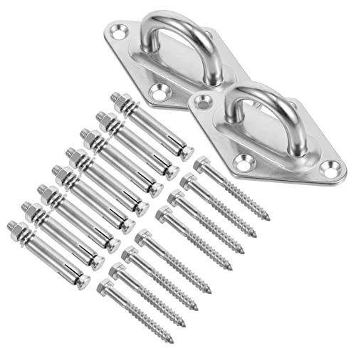 SOIMISS 2 Sätze Aufhängungshaken aus Wand und Deckenmontage Heavy Duty Aufhängehaken für Schaukeln Turnringe und Yogaschwünge Rostfrei und Langlebig SOIMISS 2 Sätze Aufhängungshaken aus Wand und Deckenmontage Heavy Duty Aufhängehaken für Schaukeln Turnringe und Yogaschwünge Rostfrei und Langlebig von SOIMISS