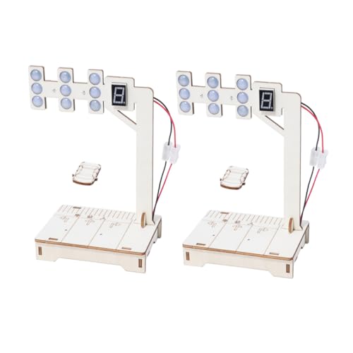 SOIMISS 2 Sätze DIY Holz Ampel Stem Experimentierkasten für Schüler Interaktives Lernspielzeug Technik und Physik SOIMISS 2 Sätze DIY Holz Ampel Stem Experimentierkasten für Schüler Interaktives Lernspielzeug Technik und Physik von SOIMISS