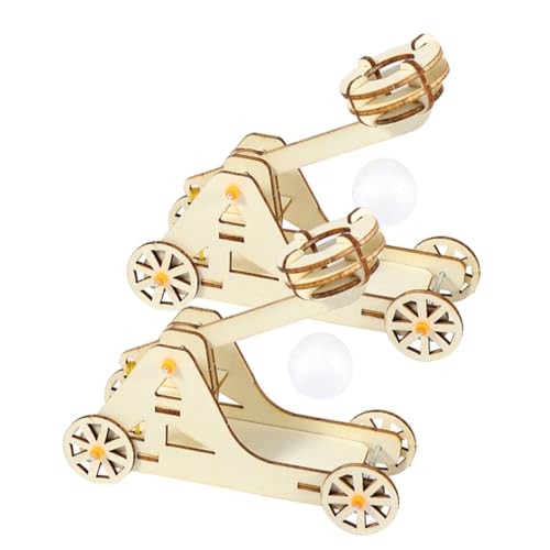 SOIMISS 2 Sätze DIY Wurfgeschoss Bausatz aus Holz Stem Lernspielzeug für Physik Experimente Ingenieurwesen Modellbausatz für Tragbares Catapult Kit für Wissenschaft und Technik SOIMISS 2 Sätze DIY Wurfgeschoss Bausatz aus Holz Stem Lernspielzeug für Physik Experimente Ingenieurwesen Modellbausatz für Tragbares Catapult Kit für Wissenschaft und Technik von SOIMISS