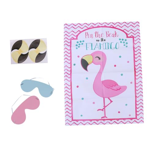 SOIMISS 2 Sätze Flamingo Party Spielaufkleber mit Augenmaske Pinnspiel Kindergeburtstag Wanddeko Flamingo Spaßaktivität SOIMISS 2 Sätze Flamingo Party Spielaufkleber mit Augenmaske Pinnspiel Kindergeburtstag Wanddeko Flamingo Spaßaktivität von SOIMISS