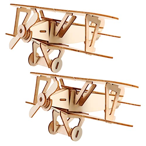 SOIMISS 2 Sätze Holz Puzzle Flugzeug Teiliges DIY Modellbausatz für Kreatives Holzspielzeug für Jungen und Mädchen für Sammler Dekoration im Wohnbereich SOIMISS 2 Sätze Holz Puzzle Flugzeug Teiliges DIY Modellbausatz für Kreatives Holzspielzeug für Jungen und Mädchen für Sammler Dekoration im Wohnbereich von SOIMISS