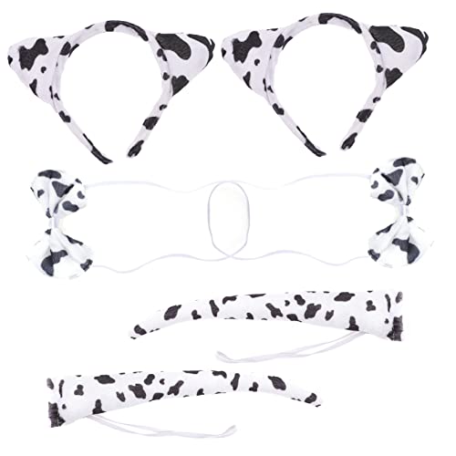 SOIMISS 2 Sätze Kuh Ohren Stirnband Tierkostüm Zubehör Leichtes Baumwollmaterial Komfortabel für Party Fotorequisiten Cosplay Kindergeburtstag von SOIMISS