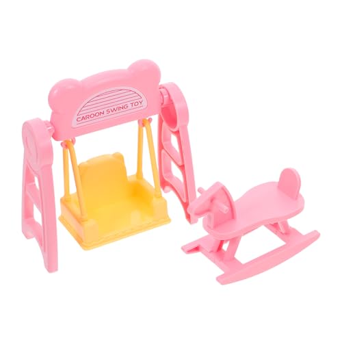 SOIMISS 2 Sätze Miniatur Zubehör für Puppenhaus Schaukeln und Wippe Kreative Bastelprojekte für Rollenspiele und Fantasievolles SOIMISS 2 Sätze Miniatur Zubehör für Puppenhaus Schaukeln und Wippe Kreative Bastelprojekte für Rollenspiele und Fantasievolles von SOIMISS