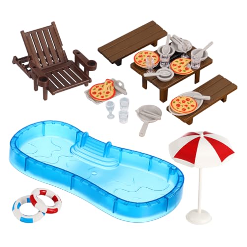 SOIMISS 2 Sätze Satz Puppenhaus-Schwimmbad Miniaturmöbel Puppenhausstrand Strand-Miniatur-puppenhaus-Dekoration Miniaturhauszubehör Mini-hausbausatz Mini-puppenhaus- Plastik SOIMISS 2 Sätze Satz Puppenhaus-Schwimmbad Miniaturmöbel Puppenhausstrand Strand-Miniatur-puppenhaus-Dekoration Miniaturhauszubehör Mini-hausbausatz Mini-puppenhaus- Plastik von SOIMISS