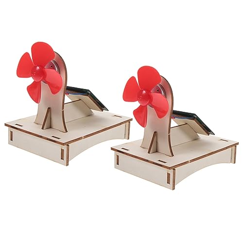 SOIMISS 2 Sätze Solarventilator Materialpaket Wissenschaft Kinderexperiment Bots Ventilatoren Solar Heimspielzeug Zusammenbau Eines Solarventilatormodells Lehrhilfe Solarbetriebenes von SOIMISS