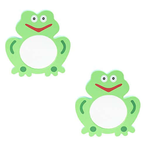 SOIMISS 2 Stück Badezubehör Lustige Frosch Form Eva Spiegelspielzeuge für Sicheres Badewanne und Dusche Grün SOIMISS 2 Stück Badezubehör Lustige Frosch Form Eva Spiegelspielzeuge für Sicheres Badewanne und Dusche Grün von SOIMISS