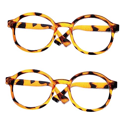 SOIMISS 2 Stück Dekore für Kinderbrillen Gläser puppenkleidung doll Accessories Puppenbrillenset Puppenzubehörset Puppenmode modische Puppenbrille dekorative Brillenrequisiten Plastik von SOIMISS