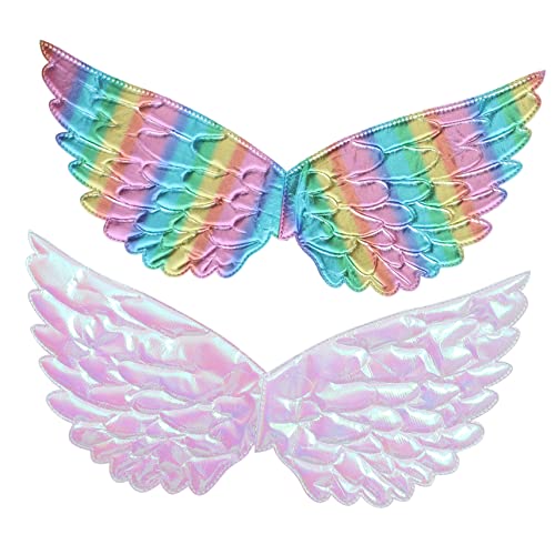SOIMISS 2 Stück Engel Flügel Kostüm Requisiten Dekorative für Cosplay und Aufführungen Einheitsgröße Weiß und Pastellfarben SOIMISS 2 Stück Engel Flügel Kostüm Requisiten Dekorative für Cosplay und Aufführungen Einheitsgröße Weiß und Pastellfarben von SOIMISS