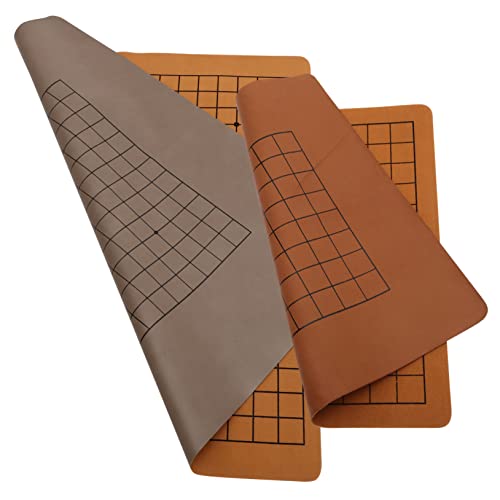 SOIMISS 2 Stück Faltbares Go Schachbrett aus PU Leder Doppelseitiges Brettspiel für Erwachsene für für Go Steine Zufällige Farben Zufällige Farbe SOIMISS 2 Stück Faltbares Go Schachbrett aus PU Leder Doppelseitiges Brettspiel für Erwachsene für für Go Steine Zufällige Farben Zufällige Farbe von SOIMISS