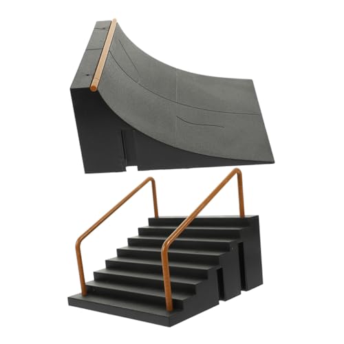 SOIMISS 2 Stück Finger Skateboard Ramp Teiliges Premium Fingerboard Park Zubehör Vielseitig Montierbar für Fingersporttraining Robustes Material zur Fingerkoordination und SOIMISS 2 Stück Finger Skateboard Ramp Teiliges Premium Fingerboard Park Zubehör Vielseitig Montierbar für Fingersporttraining Robustes Material zur Fingerkoordination und von SOIMISS
