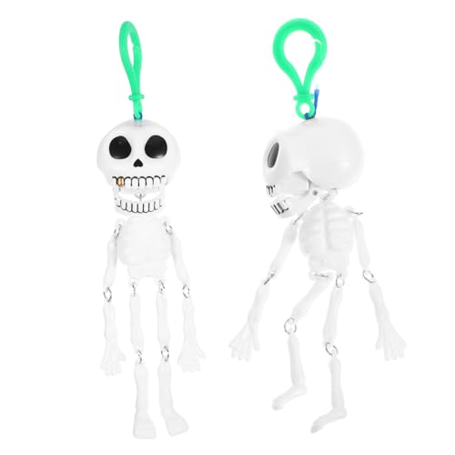SOIMISS 2 Stück Halloween Skelett Zugspielzeuge Spooky Requisiten für Halloween Partys und Streiche als Dekoration für Kreative Spiele von SOIMISS