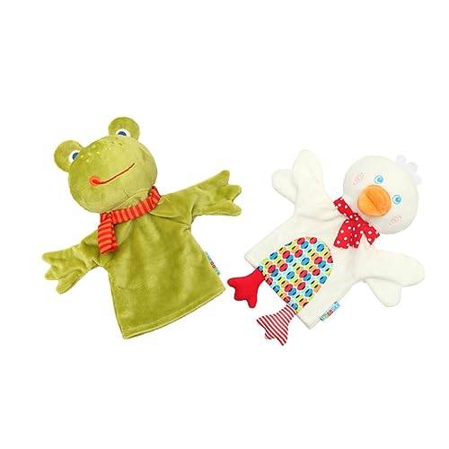SOIMISS 2 Stück Handpuppen Kuschelige Tier Handpuppen Frosch und Ente Weiche Plüschfiguren für Interaktives zum Geschichtenerzählen und Rollenspiele für Jungen und Mädchen SOIMISS 2 Stück Handpuppen Kuschelige Tier Handpuppen Frosch und Ente Weiche Plüschfiguren für Interaktives zum Geschichtenerzählen und Rollenspiele für Jungen und Mädchen von SOIMISS