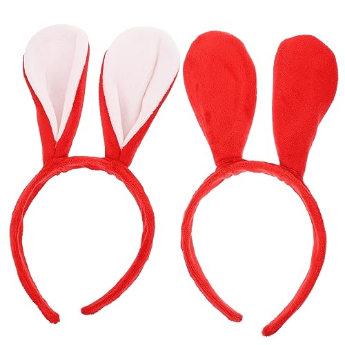 SOIMISS 2 Stück Hasenohren Haarreif Damen Party Kopfschmuck Bunny Ear Headband für Kostüm Foto Requisiten Karneval Ostern Cosplay Zubehör SOIMISS 2 Stück Hasenohren Haarreif Damen Party Kopfschmuck Bunny Ear Headband für Kostüm Foto Requisiten Karneval Ostern Cosplay Zubehör von SOIMISS
